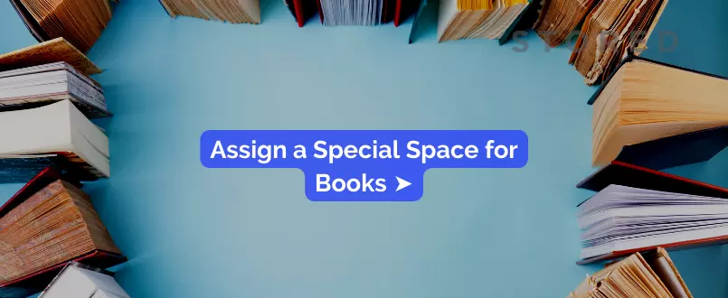 Assign a Special Space for Books - Brilliant Small Space Toy Storage Ideas That Will Make Your Life Easier