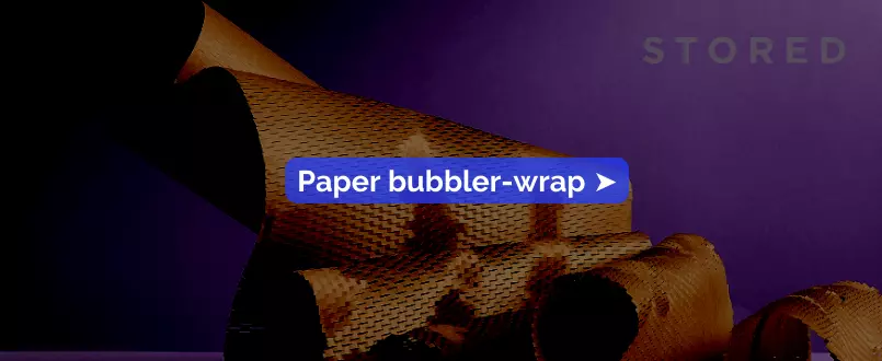 Paper bubbler-wrap STORED